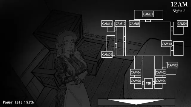 Five Nights with Maids Mansion Layout and Survival Guide